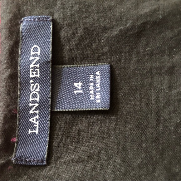 Lands end dress size 14 black lace - Picture 6 of 6